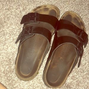 Black Arizona Birkenstocks